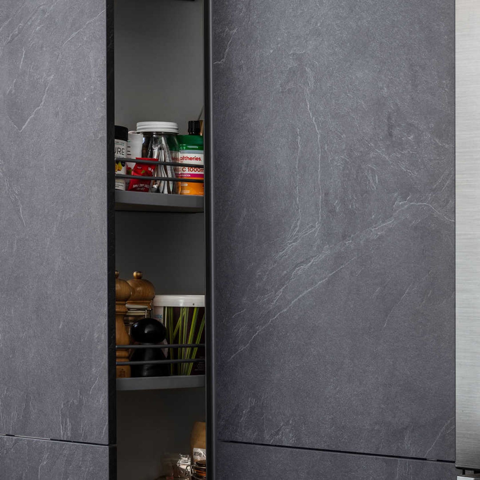 Stone Art Laminate Kitchen Cabinetry gallery detail image