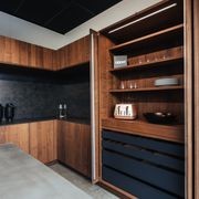Bossa Walnut Wood Veneer Kitchen Cabinetry gallery detail image