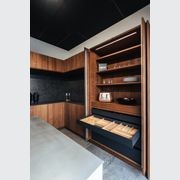 Bossa Walnut Wood Veneer Kitchen Cabinetry gallery detail image