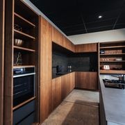 Bossa Walnut Wood Veneer Kitchen Cabinetry gallery detail image