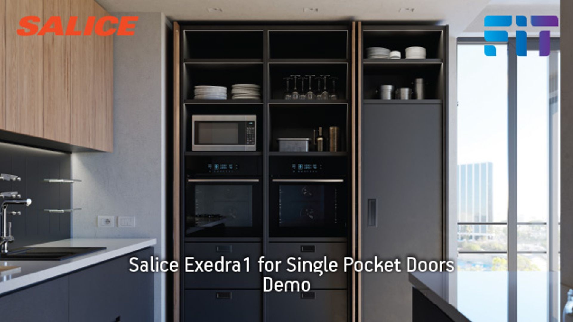 Salice Exedra1  Single Pocket Door gallery detail image