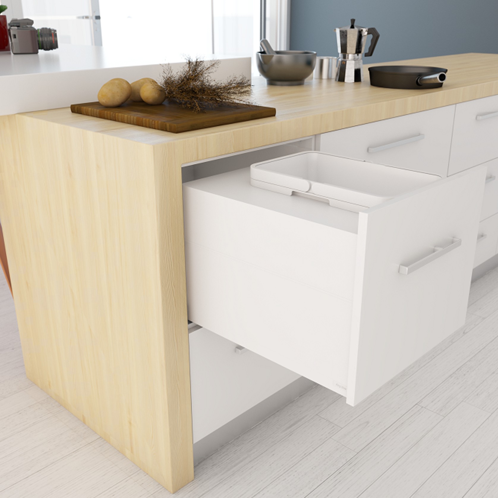Tanova Designer Series 2 Kitchen Waste Bins gallery detail image