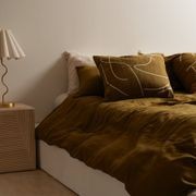 100% French Flax Linen Duvet Cover Set  | Khaki gallery detail image