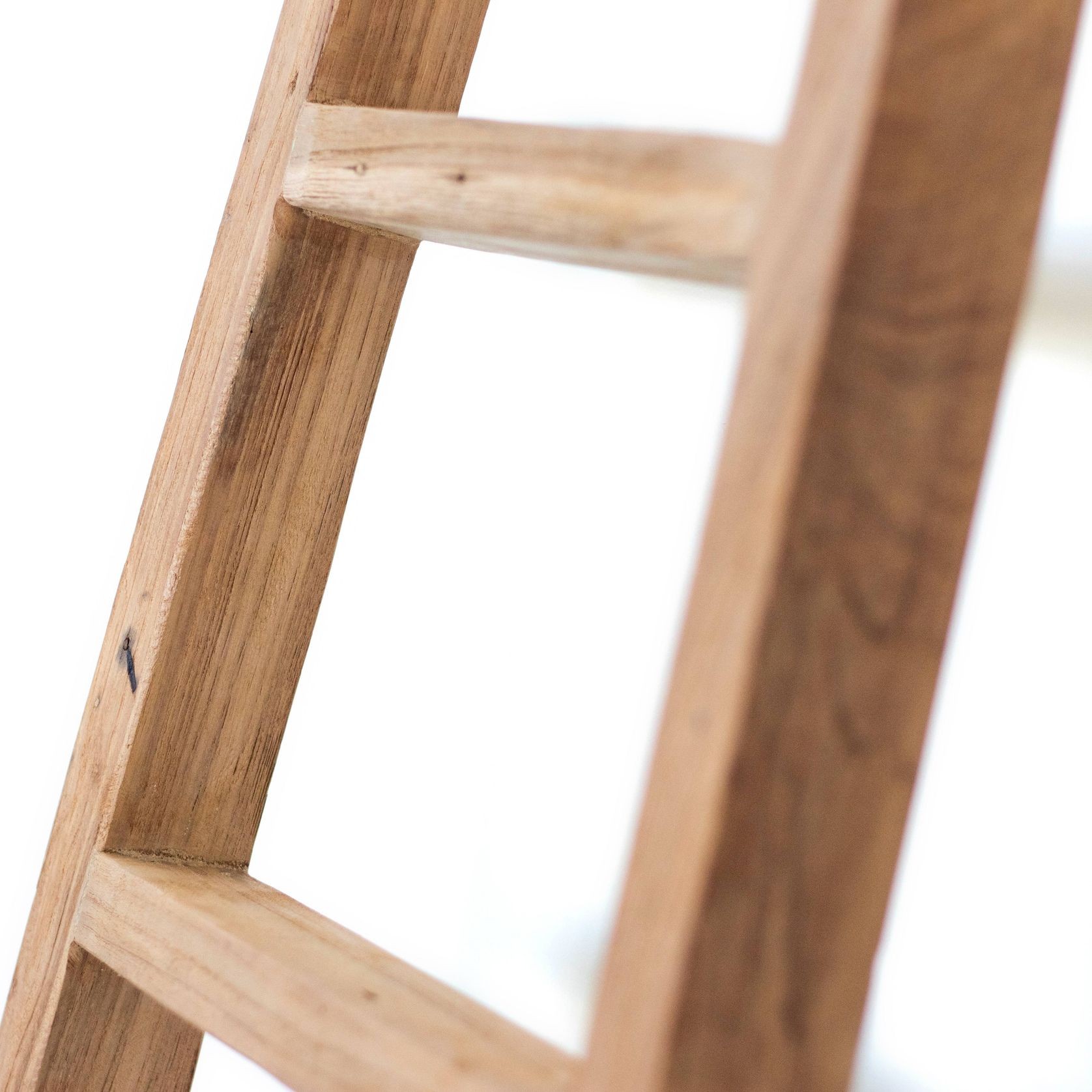 Rustico Reclaimed Teak Decor Ladder - Small, Natural gallery detail image