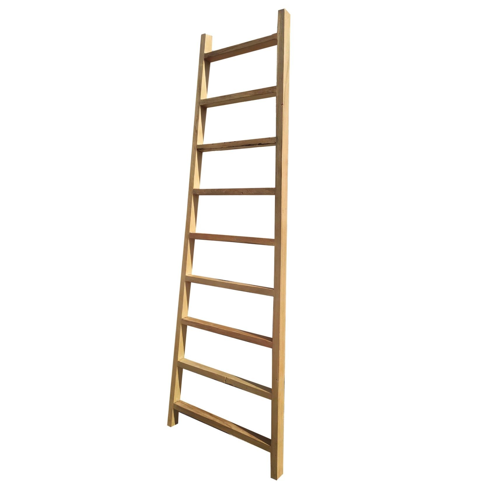 Rustico Reclaimed Teak Decor Ladder - Large, Natural gallery detail image