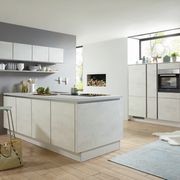 Concrete-Look Laminate Benchtop in White gallery detail image