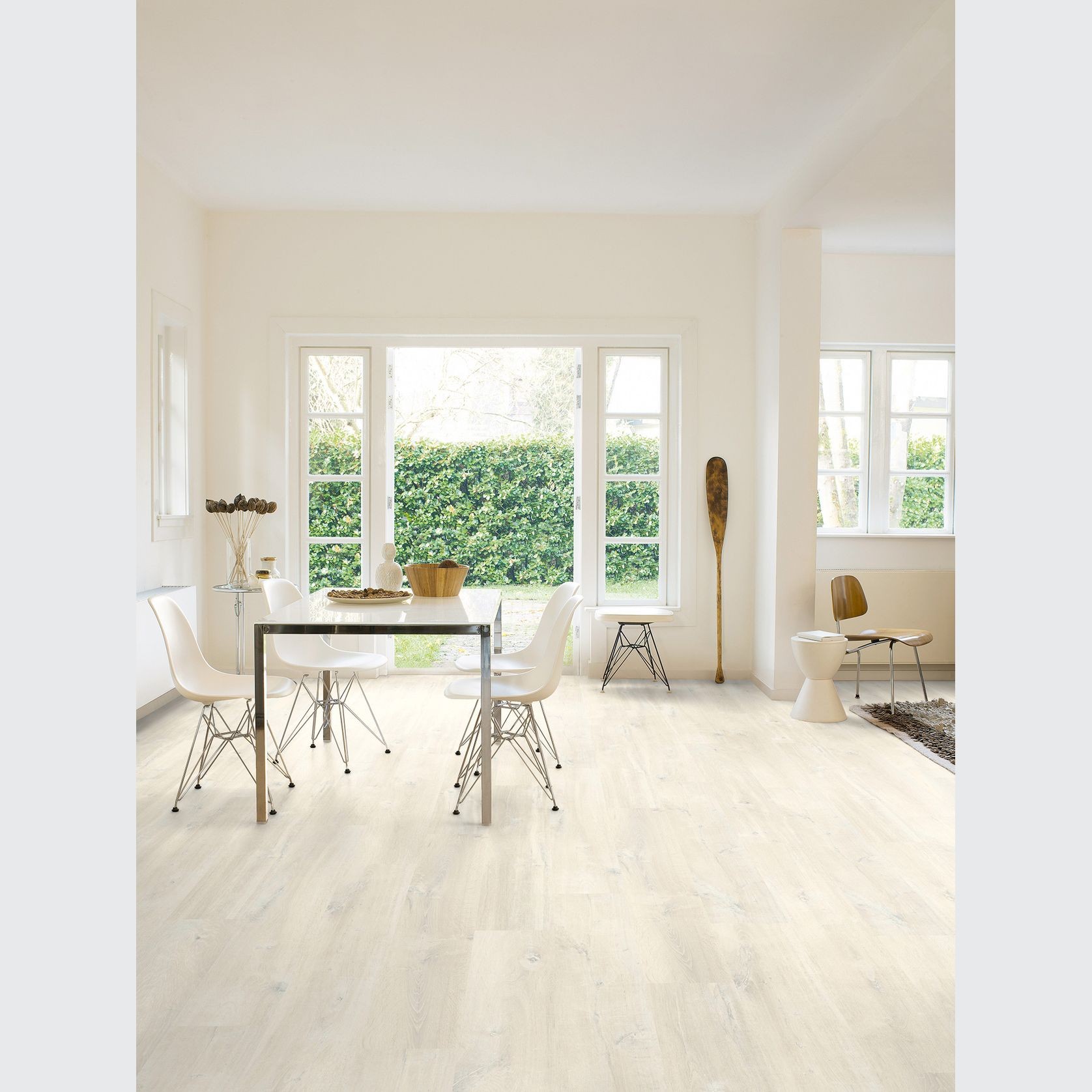 Quick-Step Creo Charlotte Oak White Laminate Flooring gallery detail image