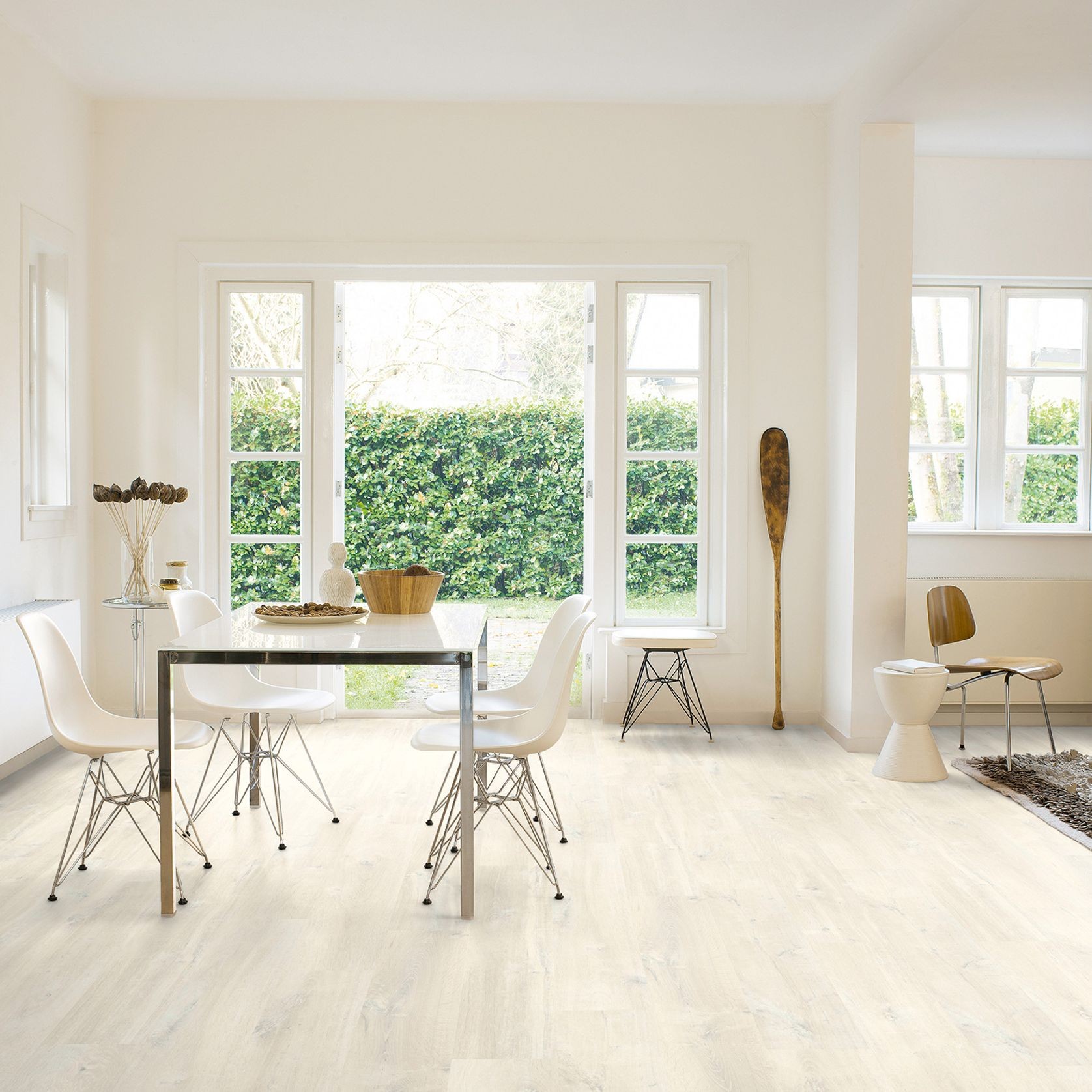 Quick-Step Creo Charlotte Oak White Laminate Flooring gallery detail image