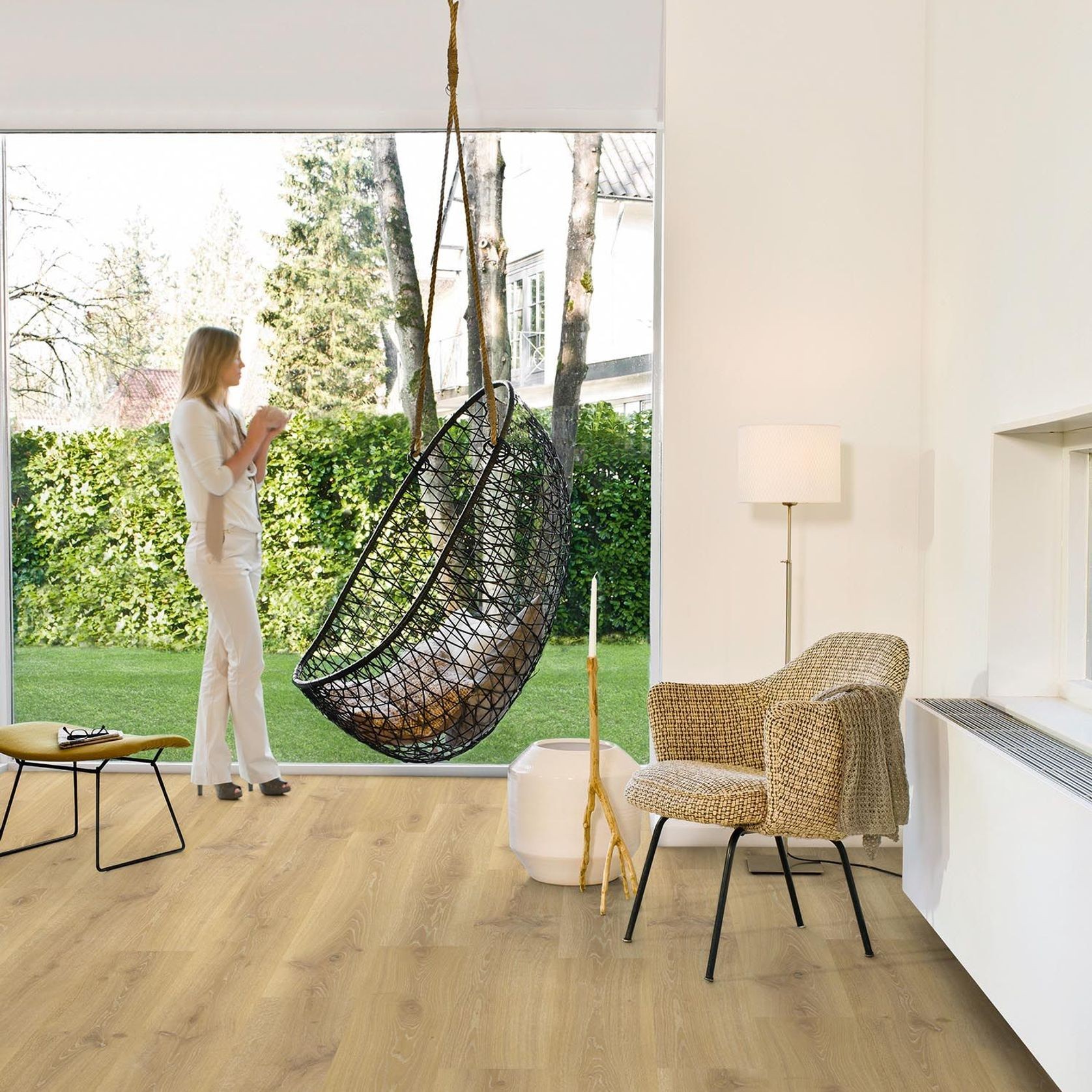 Quick-Step Creo Tennessee Oak Natural Laminate Flooring gallery detail image