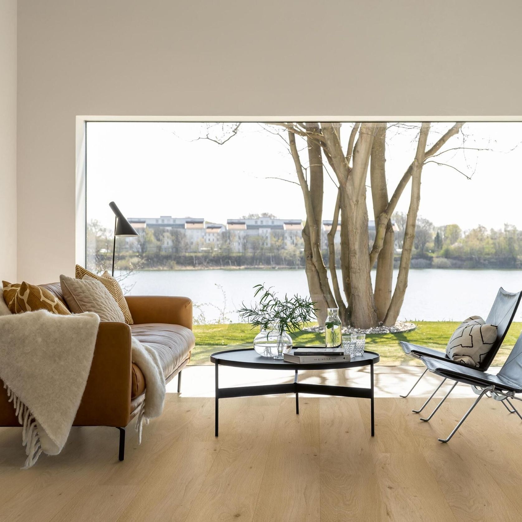 Clix XL Natural Oak Laminate Flooring gallery detail image