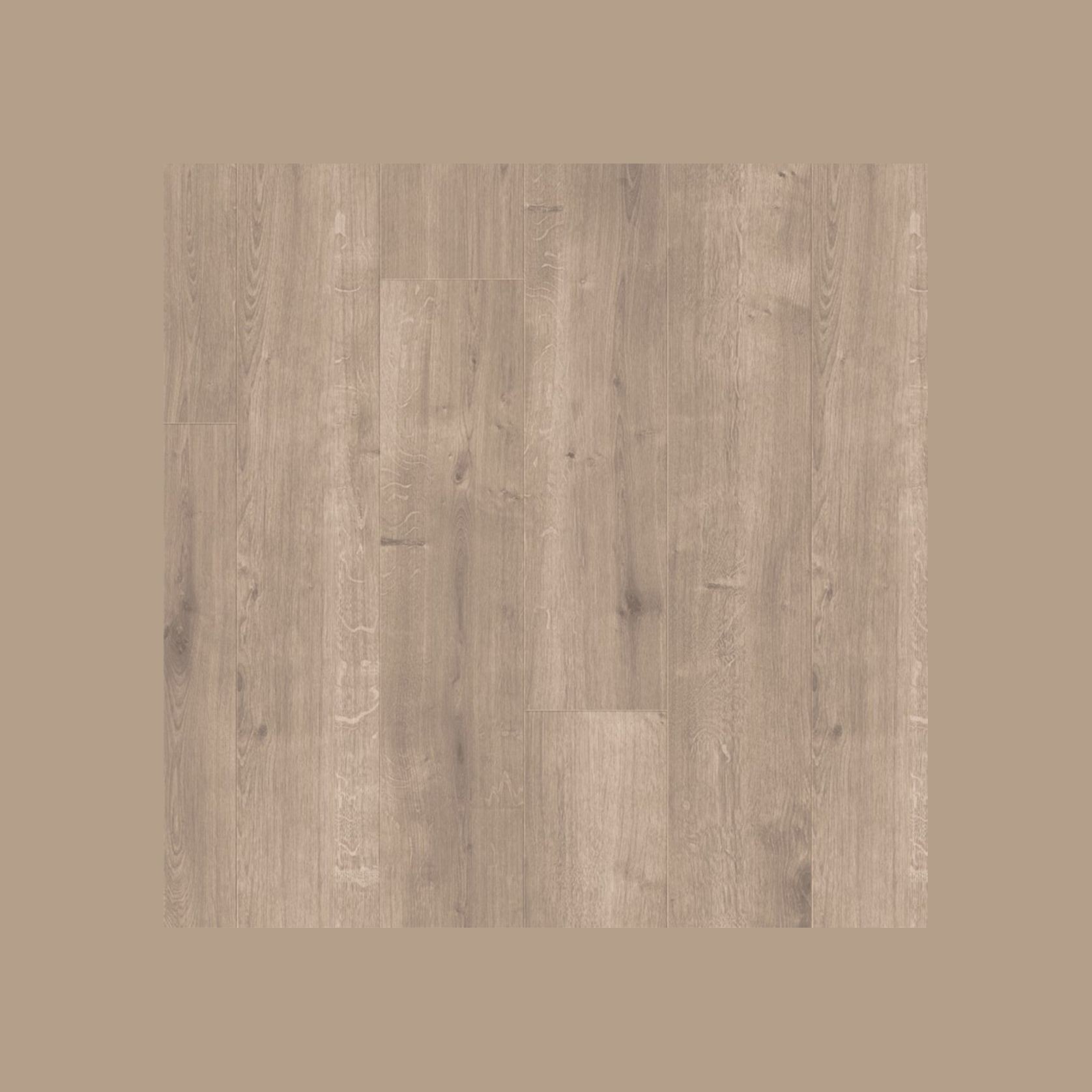 Clix Plus Taupe Oak Laminate Flooring gallery detail image
