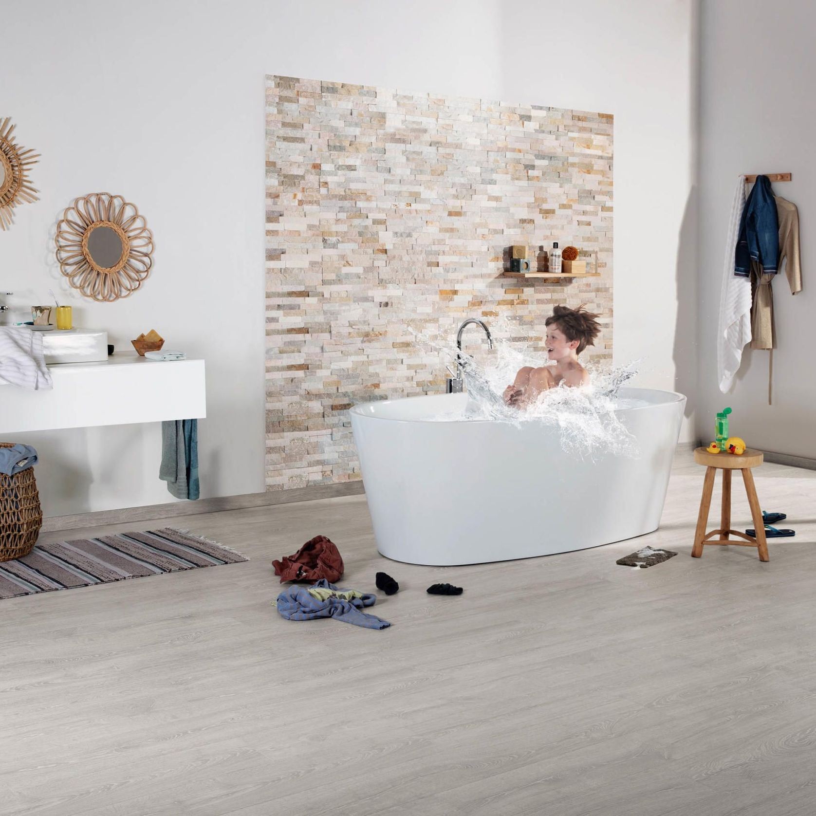 Quick-Step Impressive Patina Classic Oak Grey Laminate Flooring gallery detail image