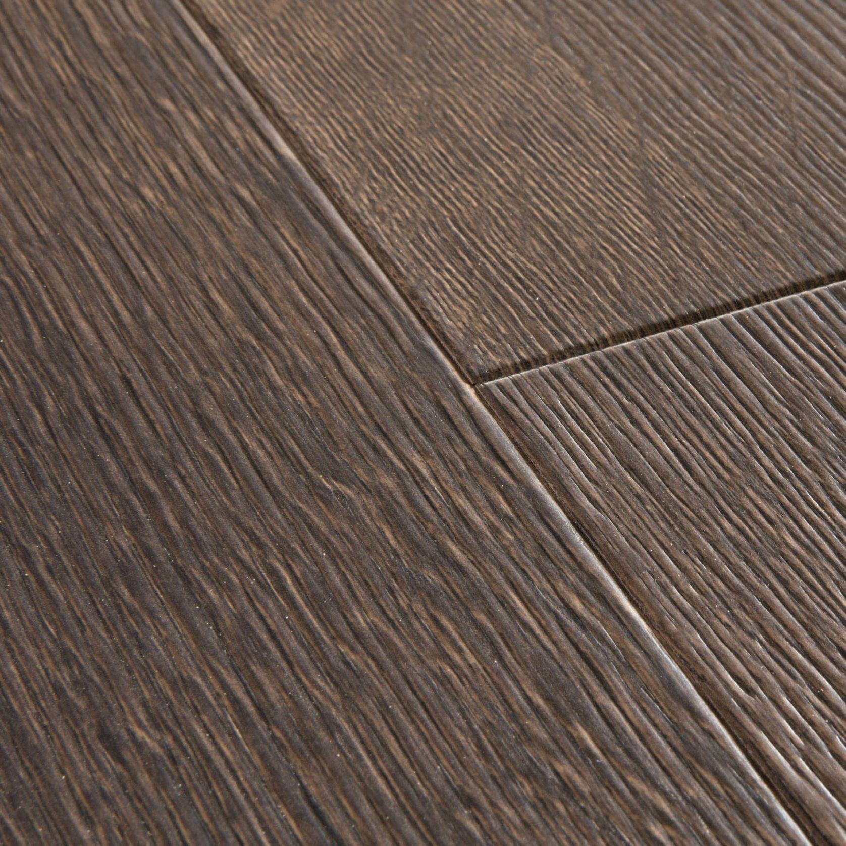 Quick-Step Majestic Desert Oak Brushed Dark Brown Laminate Flooring gallery detail image