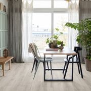 Quick-Step Perspective Nature Brushed Oak Grey Laminate Flooring gallery detail image