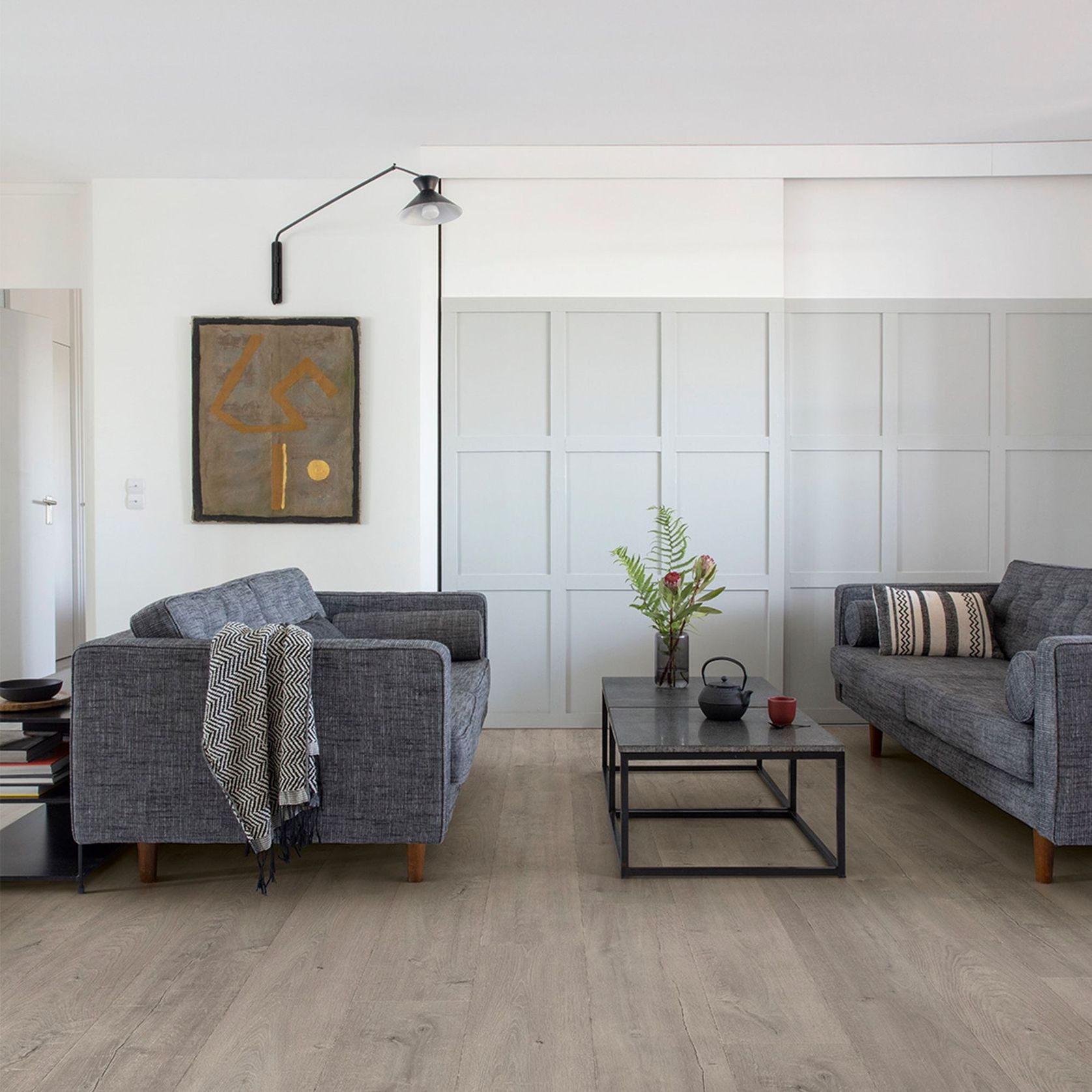 Quick-Step Perspective Nature Patina Oak Grey Laminate Flooring gallery detail image