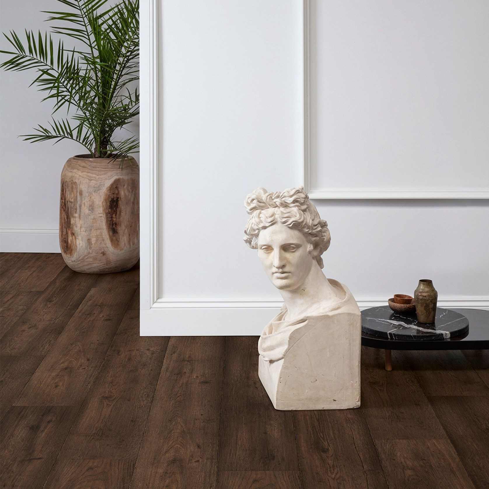 Quick-Step Perspective Nature Waxed Oak Brown Laminate Flooring gallery detail image