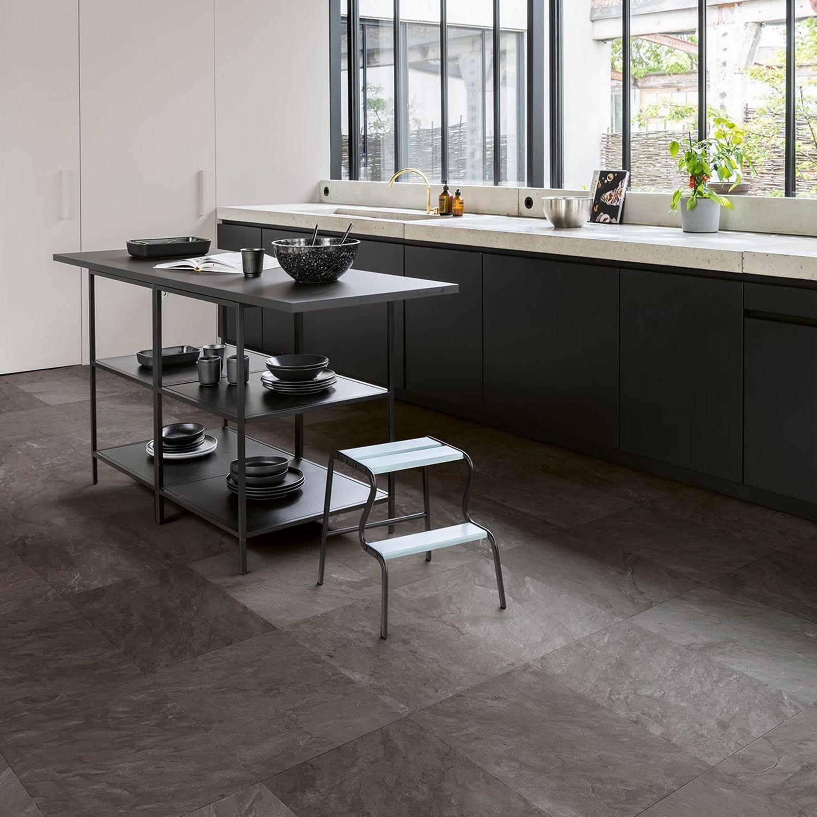 Quick-step Muse Grey Slate Laminate Flooring gallery detail image