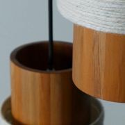 Circlet Wood & Wool Shade Light gallery detail image