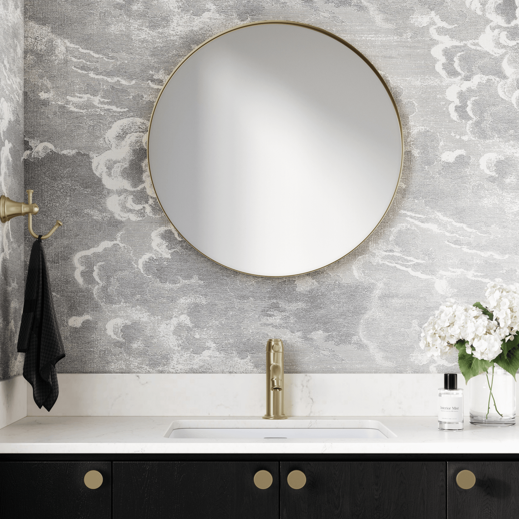 Kingsley Basin Mixer | Brushed Brass gallery detail image