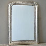 Antique French Louis Philippe Silvered Mirror gallery detail image