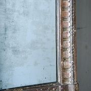 Antique French Louis XVI Overmantle Mirror gallery detail image