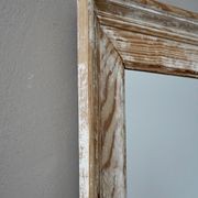 French Antique Mirror with Distressed Patina gallery detail image