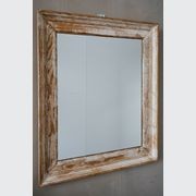 French Antique Mirror with Distressed Patina gallery detail image