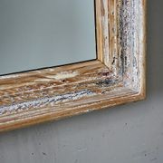 French Antique Mirror with Distressed Patina gallery detail image