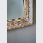 French Antique Mirror with Distressed Patina gallery detail image