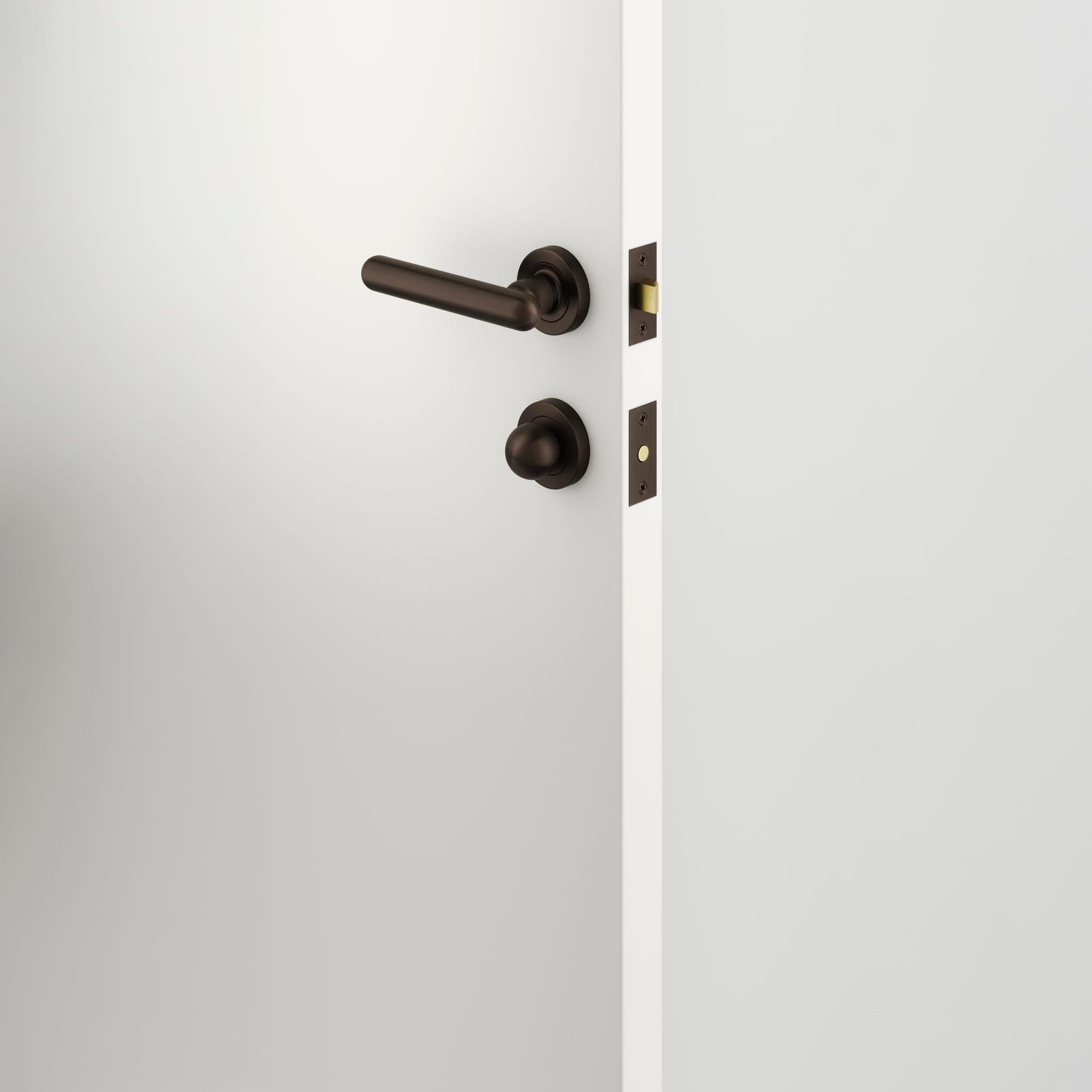 Puerto Privacy Turn - Round | Signature Brass gallery detail image
