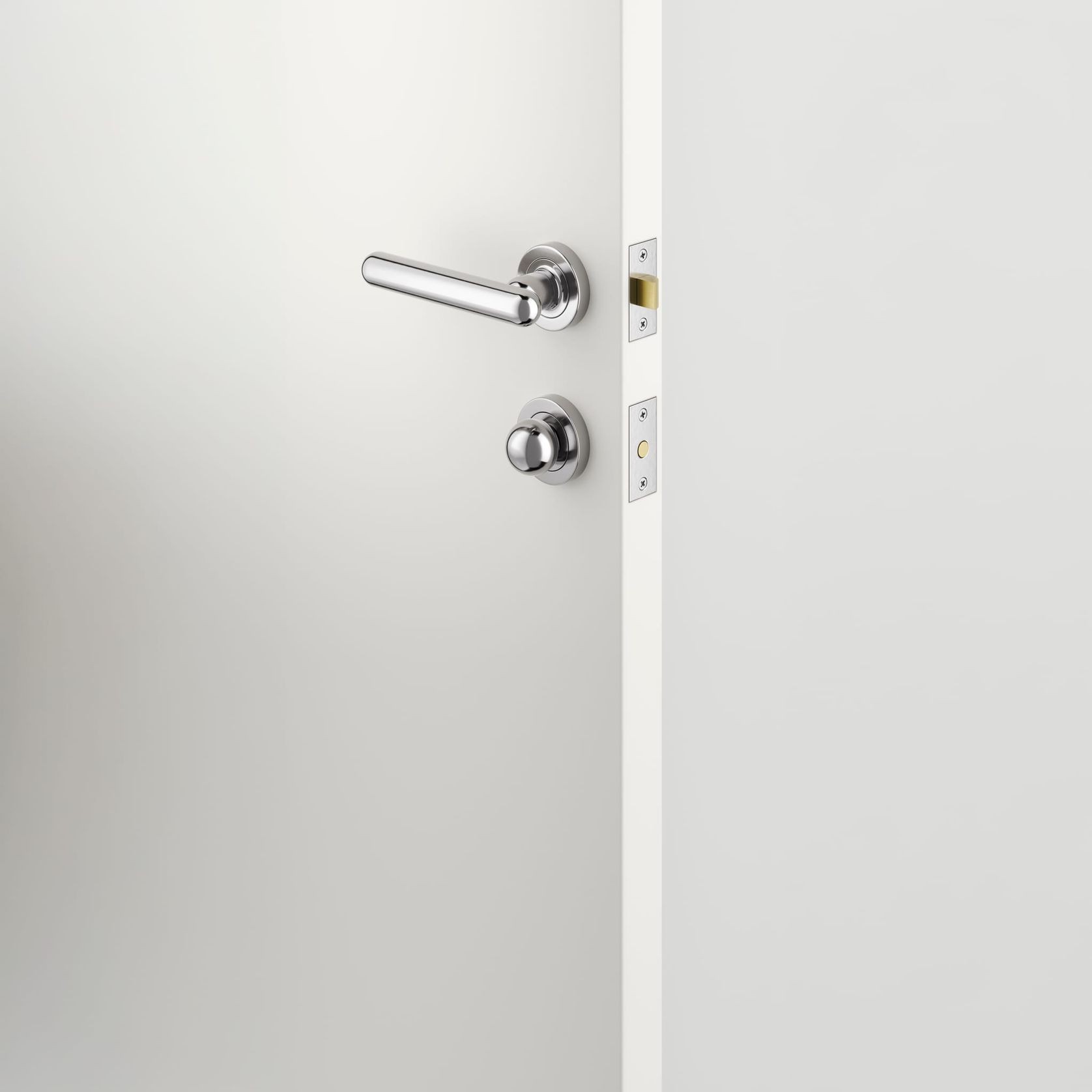 Puerto Privacy Turn - Round | Polished Chrome gallery detail image