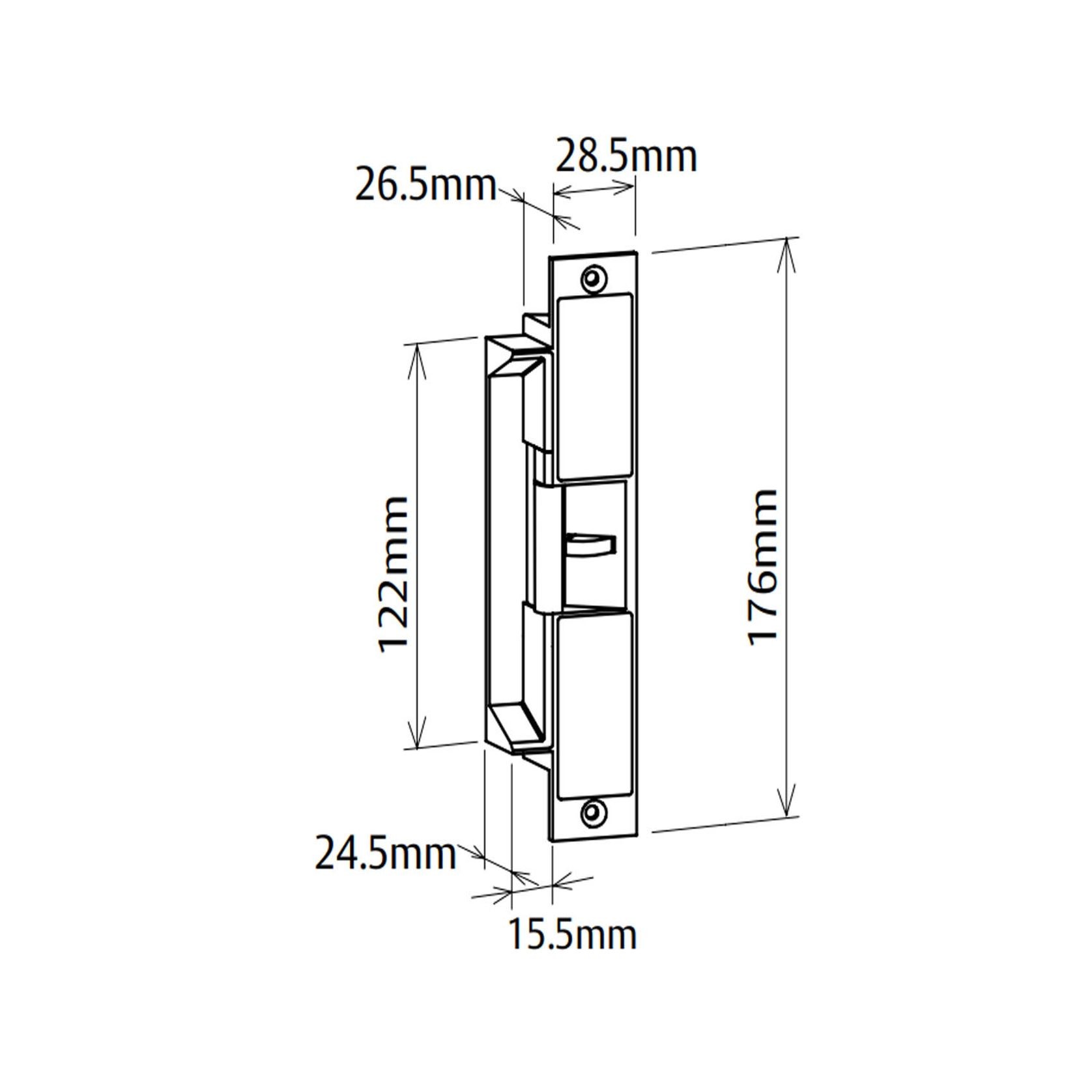 Lockwood ES2100 Electric Strike 10-30V Multi Function gallery detail image