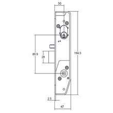 Lockwood Universal Primary Mortice Lock 30mm Backset gallery detail image