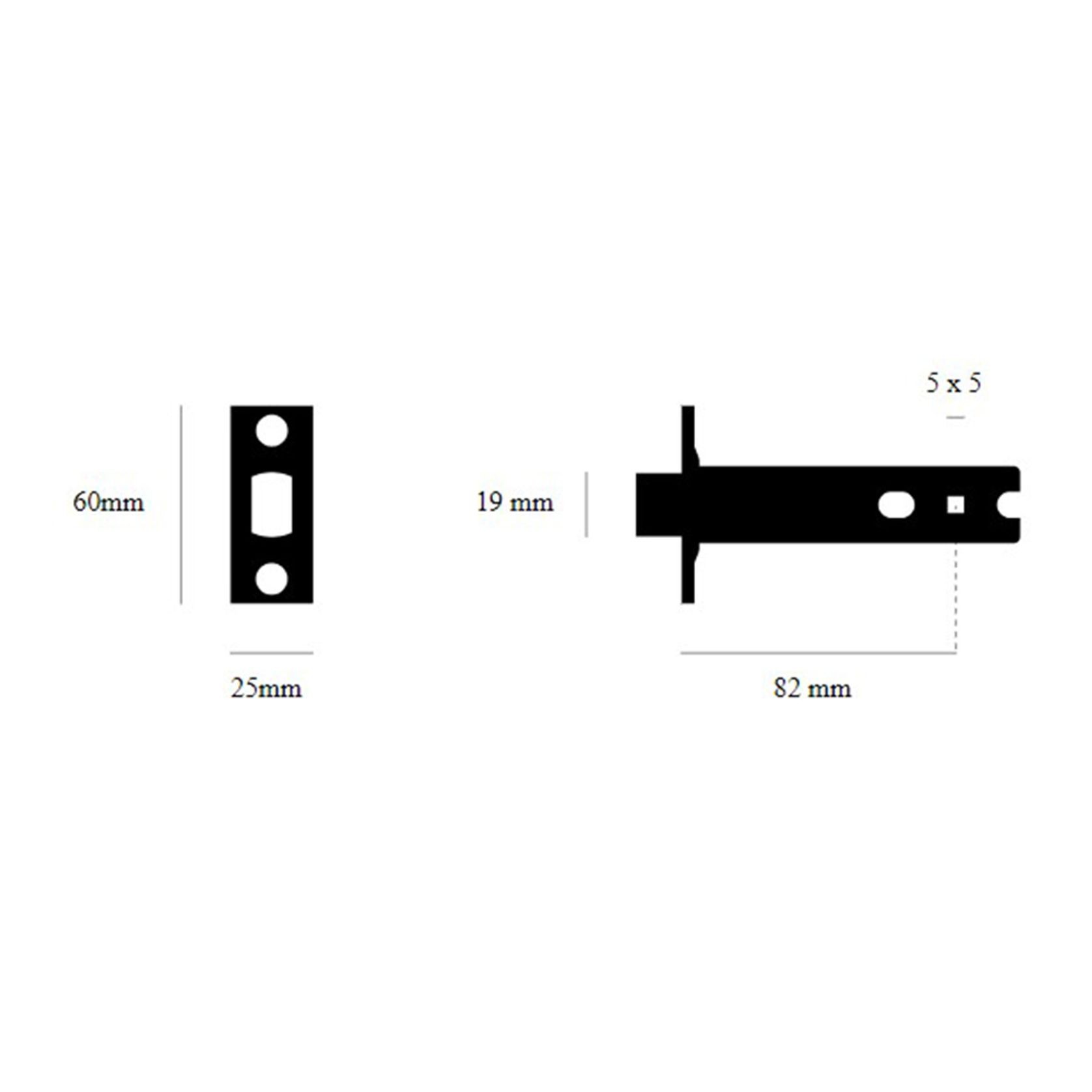 Buster and Punch Tubular Latch for Door Knob gallery detail image