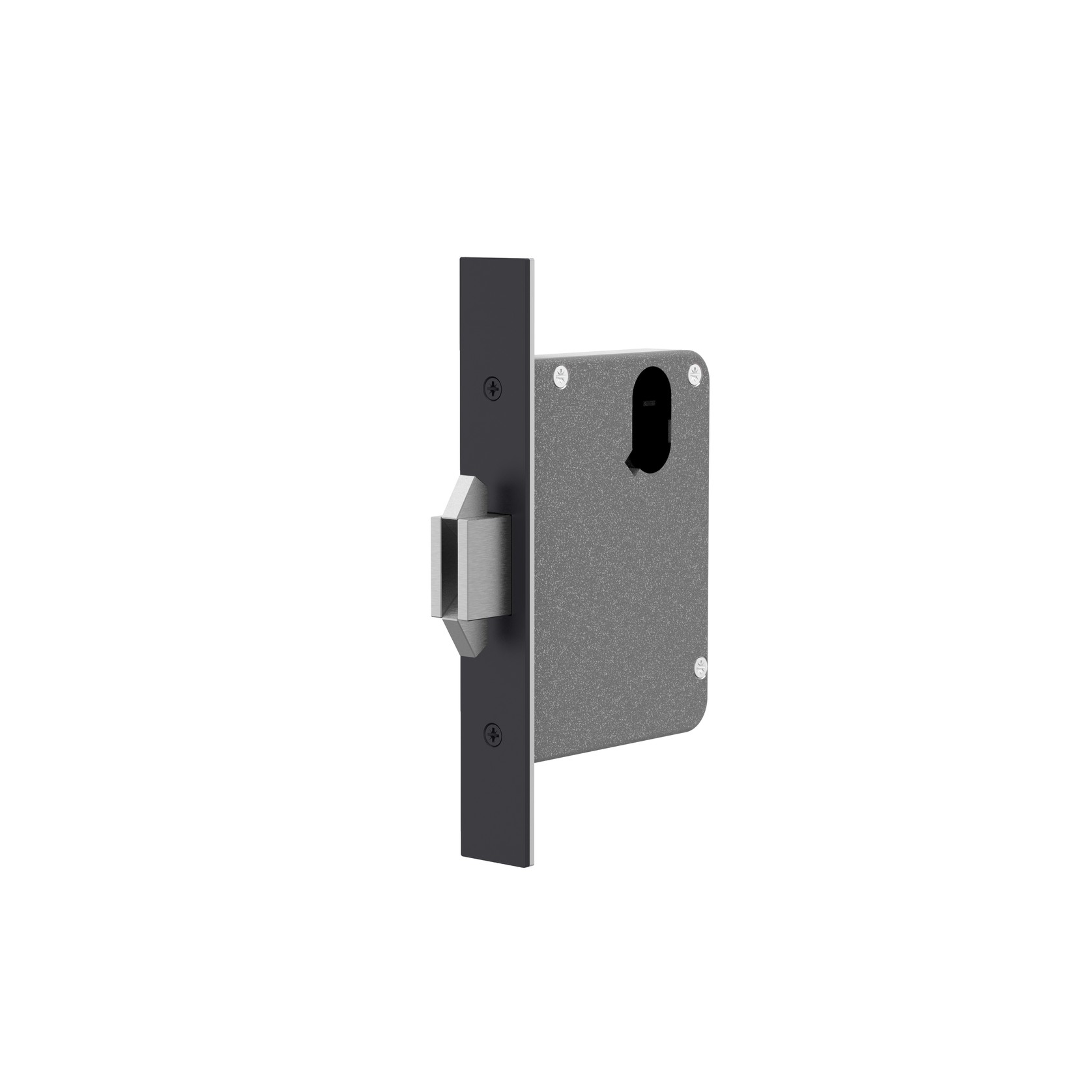 A0300BLK - Mortice Sliding Door Lock 60mm Backset gallery detail image