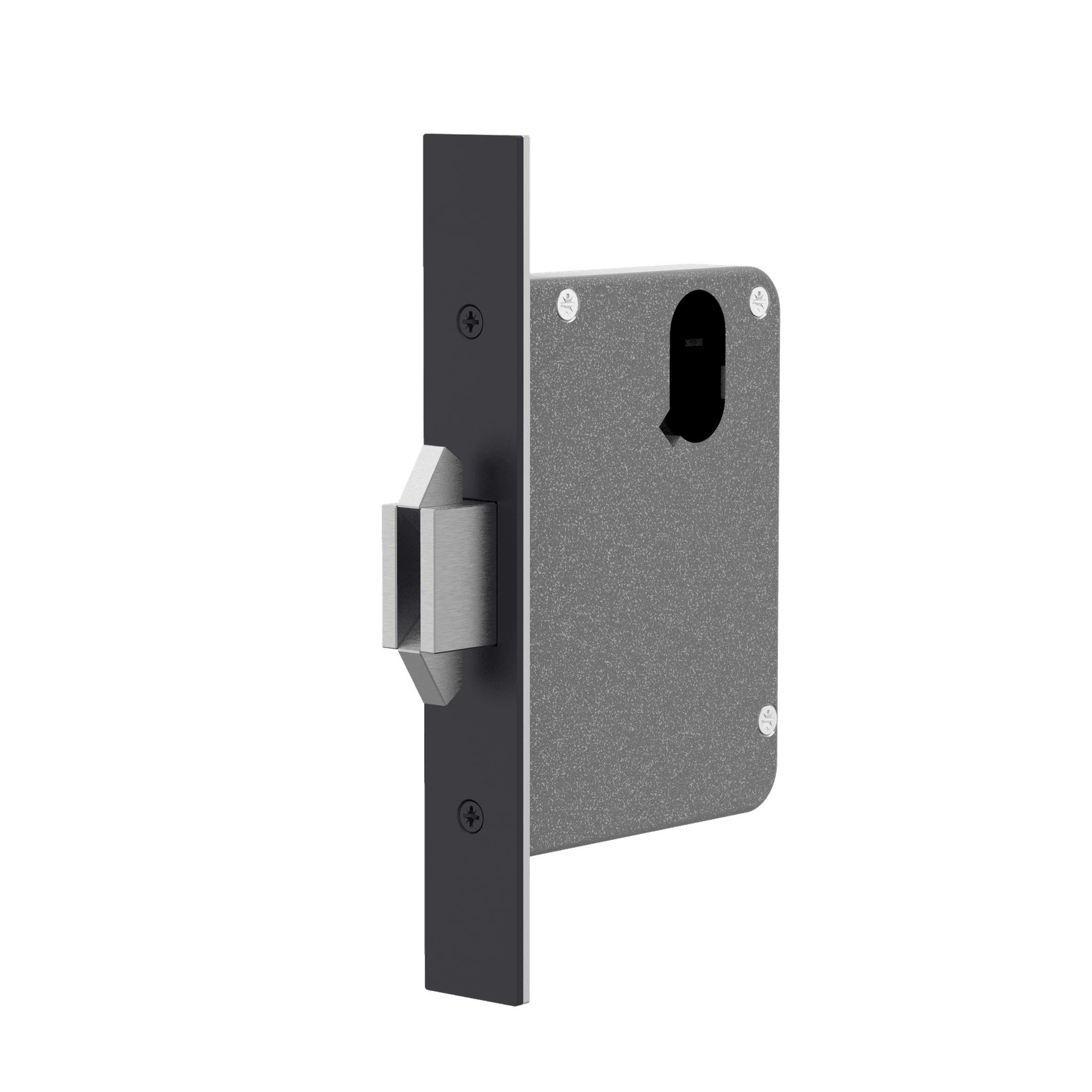 A0300BLK - Mortice Sliding Door Lock 60mm Backset gallery detail image