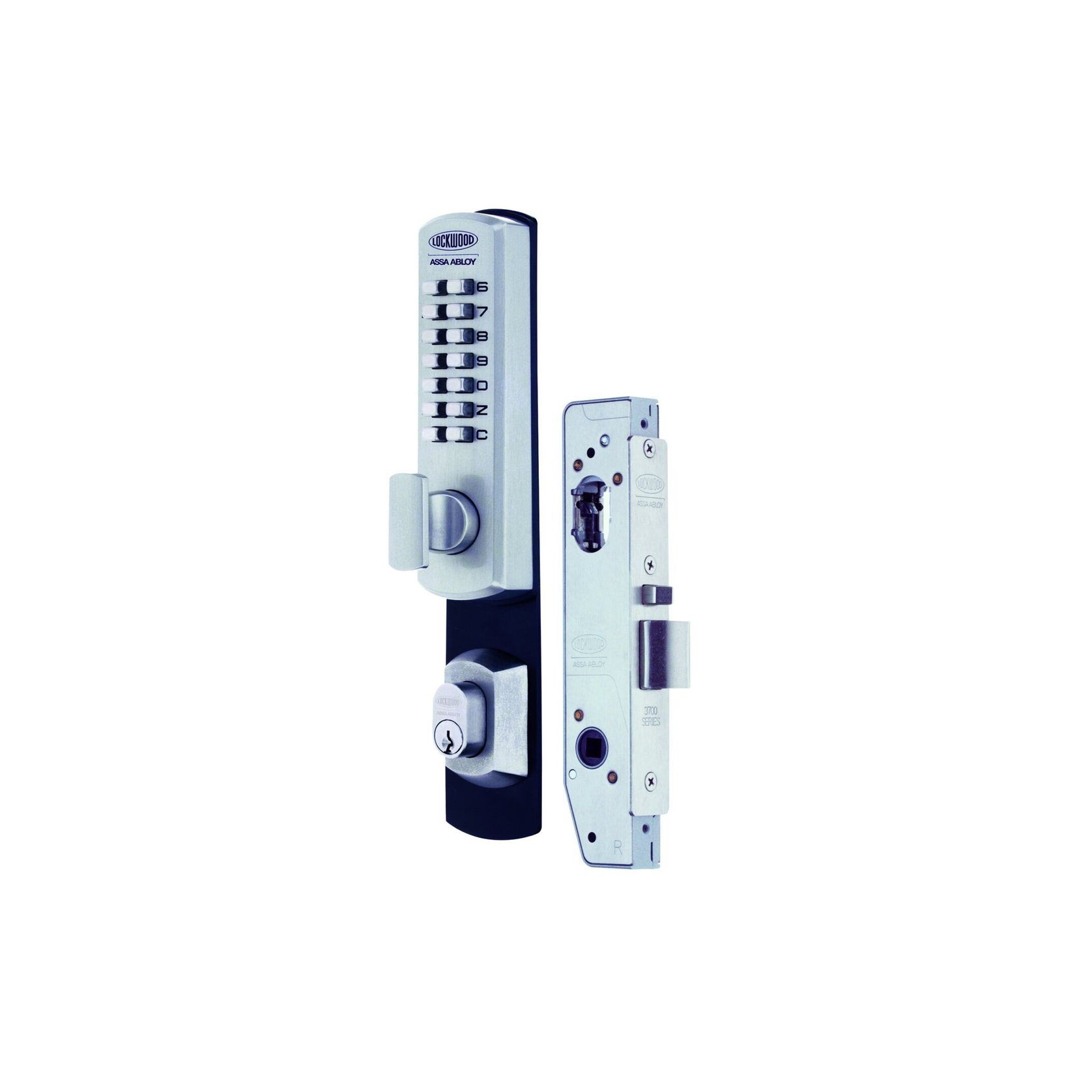 Lockwood Selector 3782 Short Backset Key Override DX Digital Mortice Locks gallery detail image