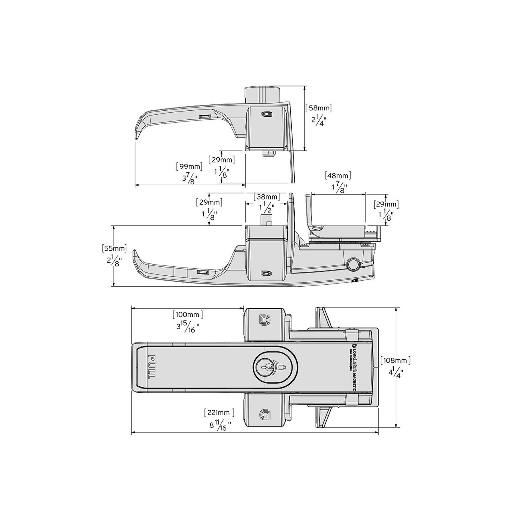 LokkLatch® Magnetic Latch gallery detail image