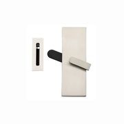 Emtek Rectangular Barn Door Privacy Lock with Strike gallery detail image