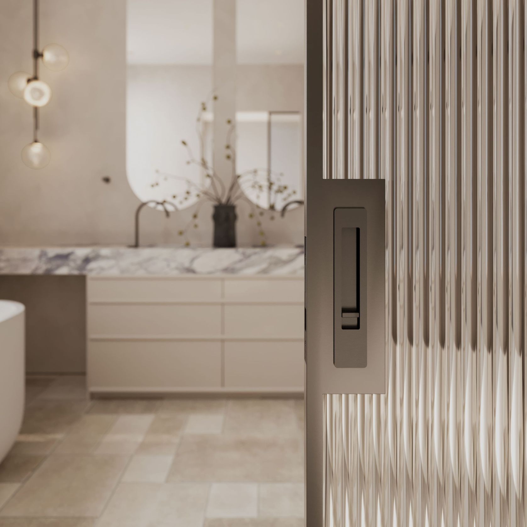 LUME - Privacy Set - Integrated - Snib/Release - 200mm gallery detail image