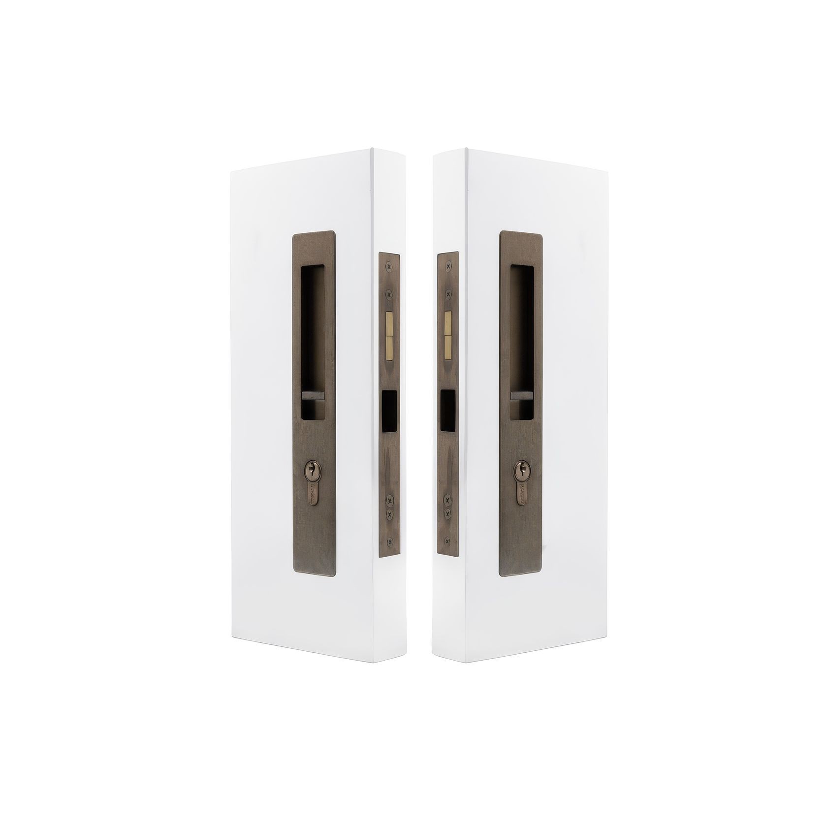 LUME - Locking Set - Integrated - 51-58mm Doors gallery detail image