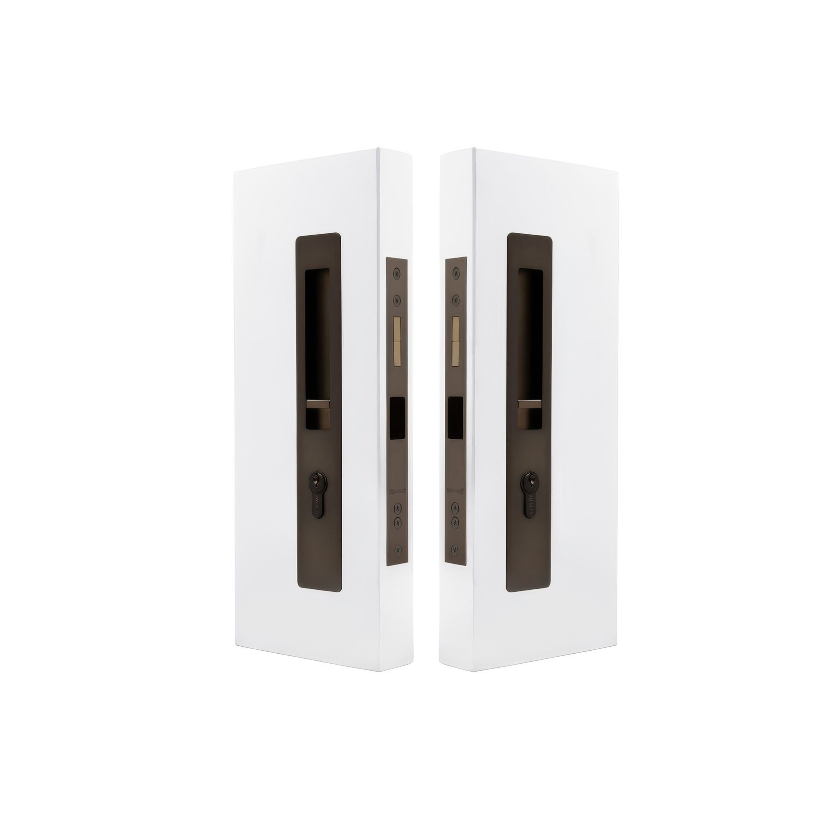 LUME - Locking Set - Integrated - 35-37mm Doors gallery detail image