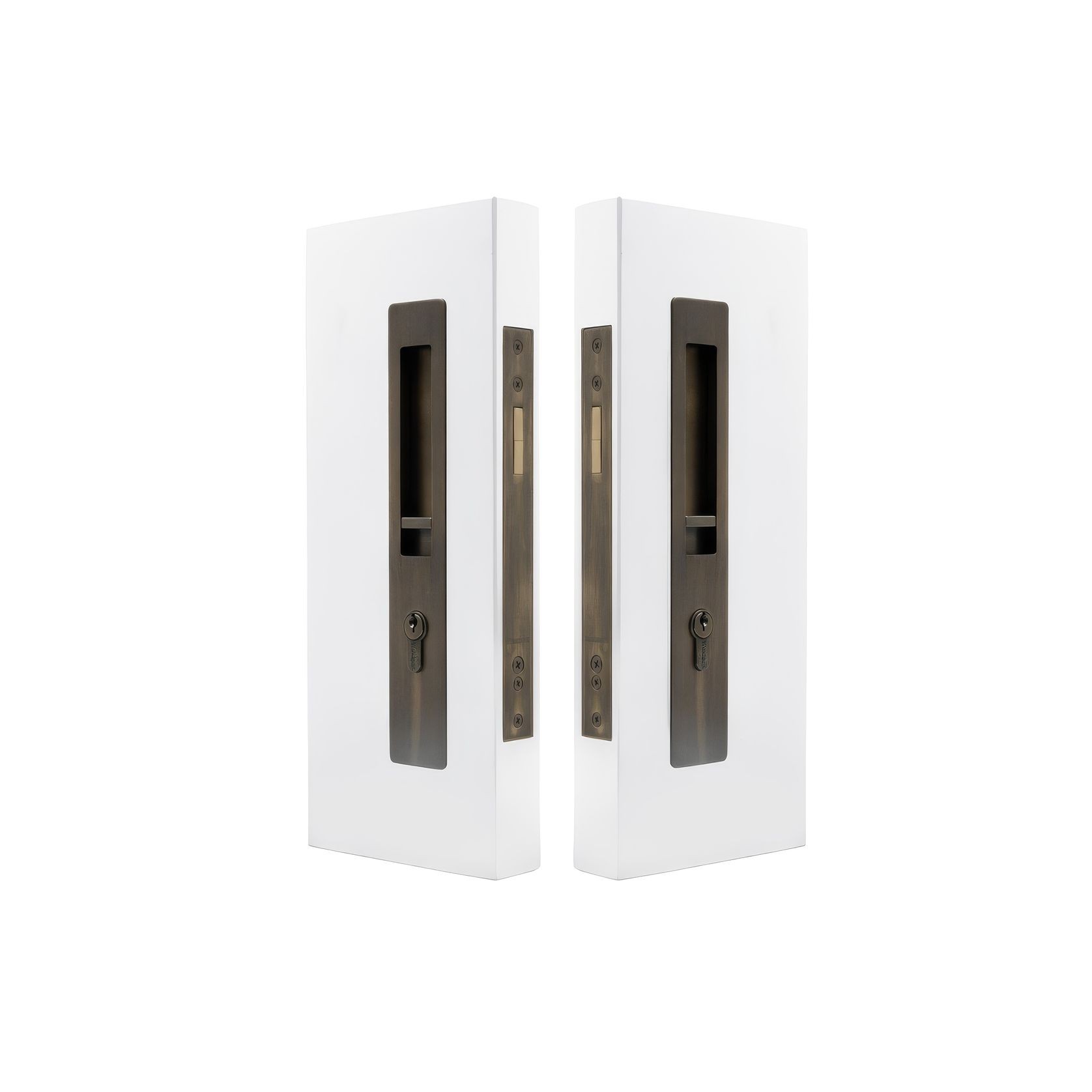 LUME - Locking Set - Integrated - 51-58mm Doors gallery detail image