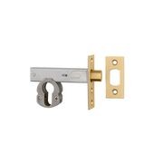 Euro Mortice Deadbolt - 60mm Backset | Brushed Brass gallery detail image