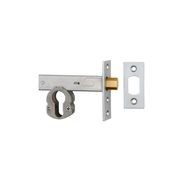 Euro Mortice Deadbolt - 60mm Backset | Brushed Chrome gallery detail image