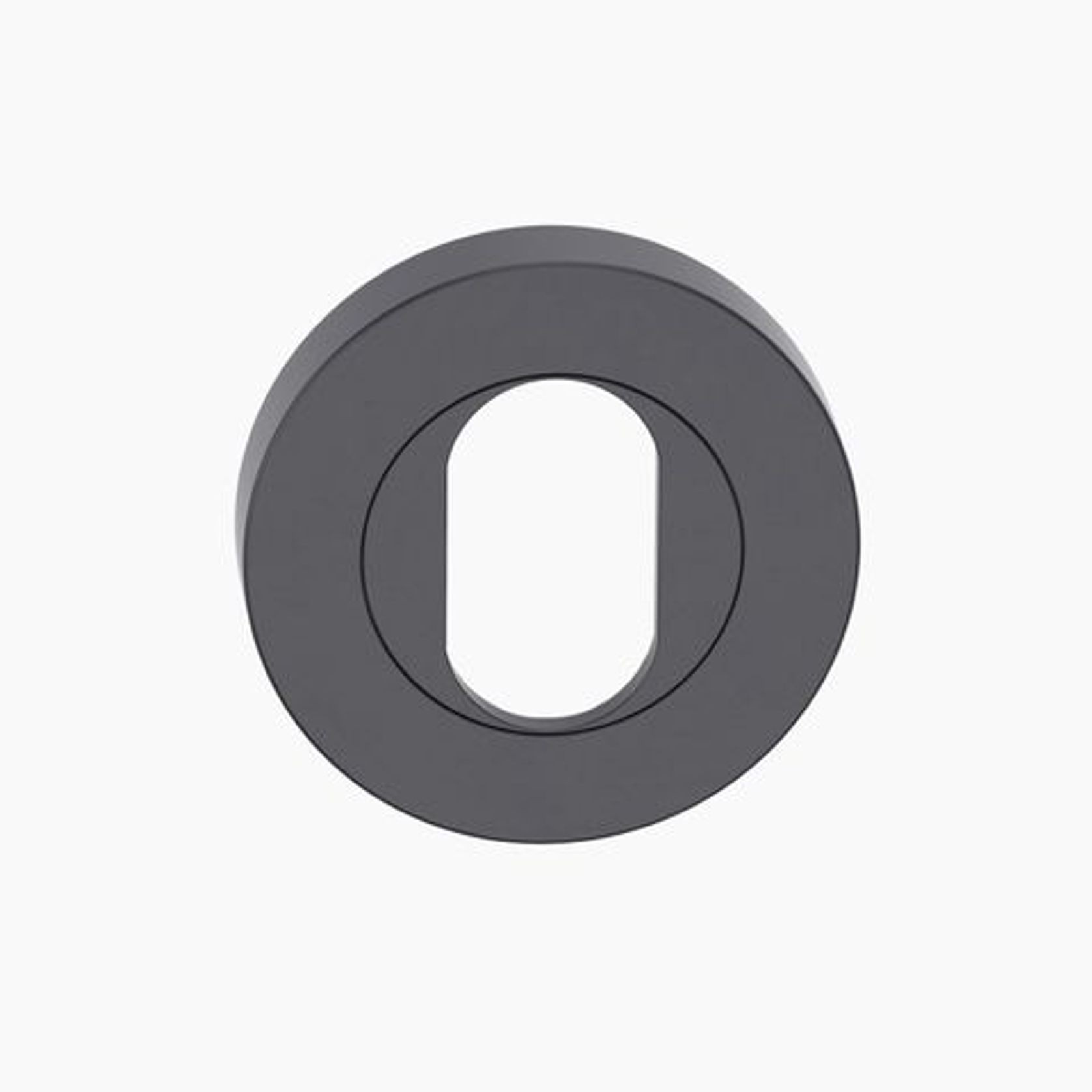 Round Cylinder Escutcheon B0002MBLK gallery detail image