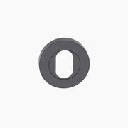 Round Cylinder Escutcheon B0002MBLK gallery detail image