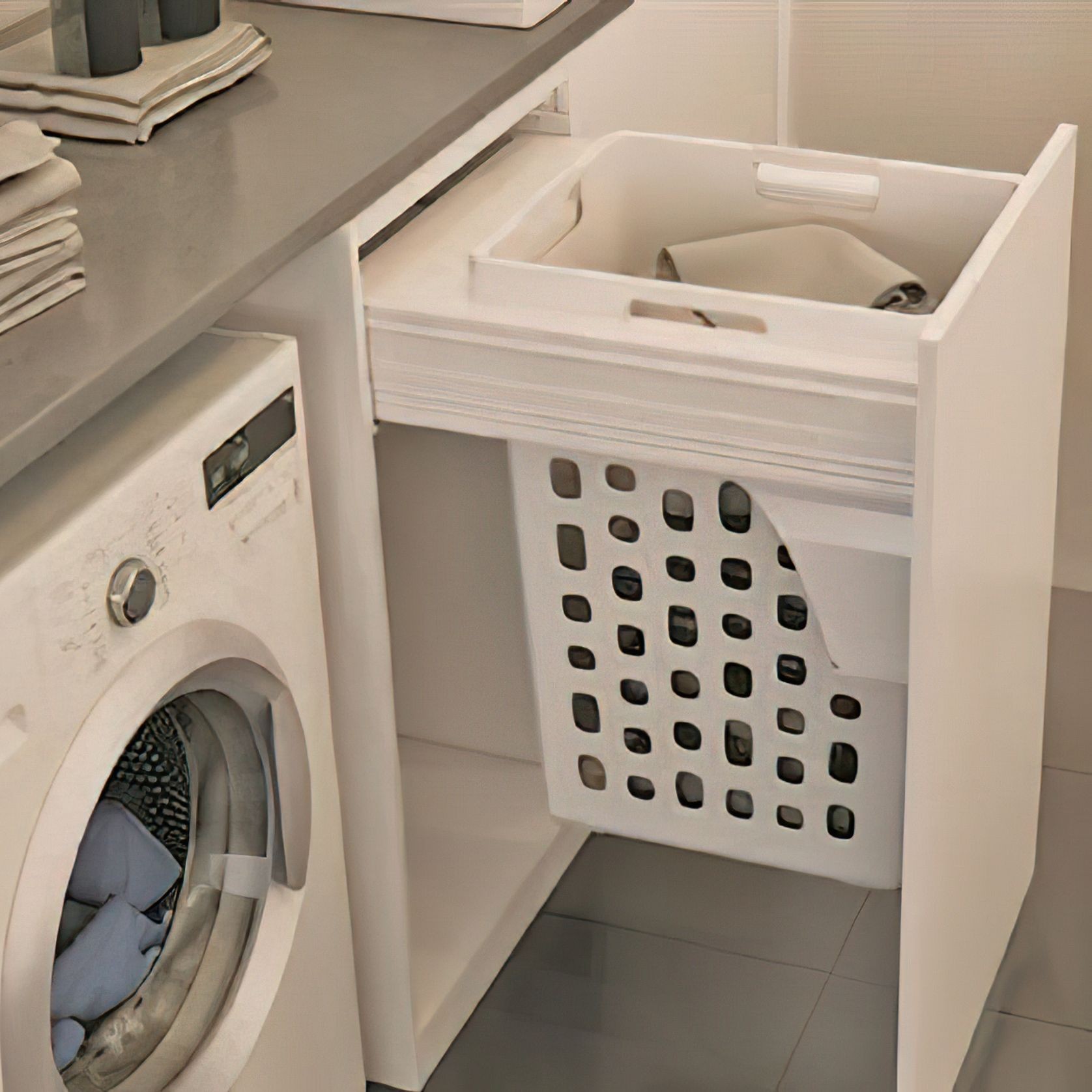 Krome Laundry Hamper (1 X 48Lt) gallery detail image