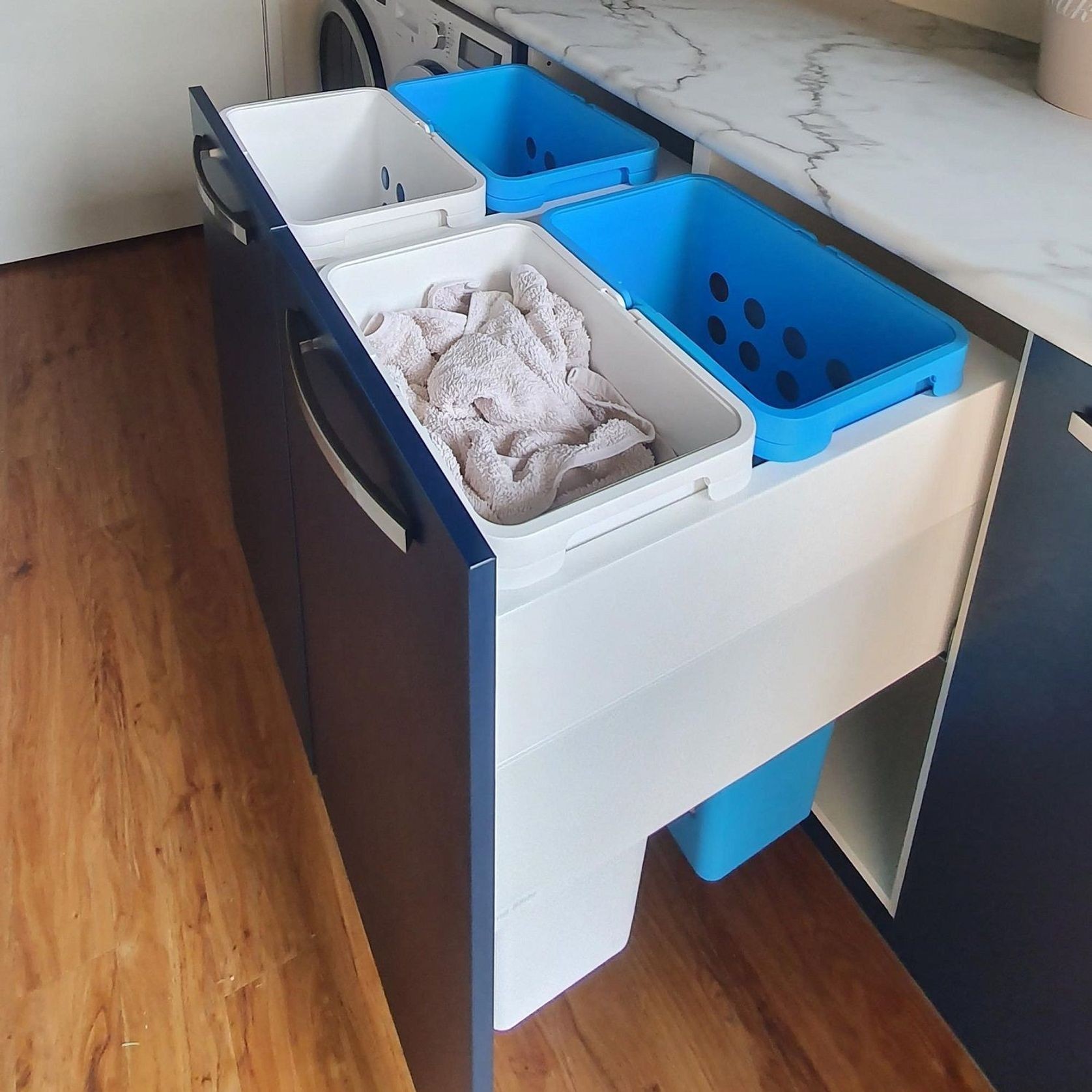Tanova Designer Series 2 Pull Out Laundry Unit | ArchiPro NZ