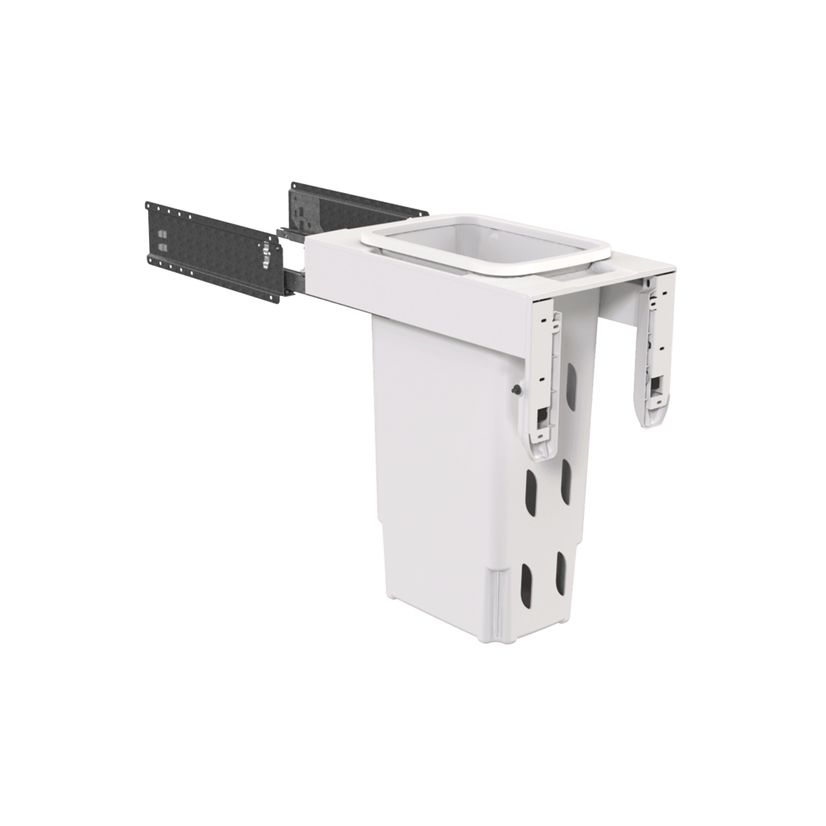 Concelo 1 x 35L Laundry Hamper | Door Pull | White gallery detail image